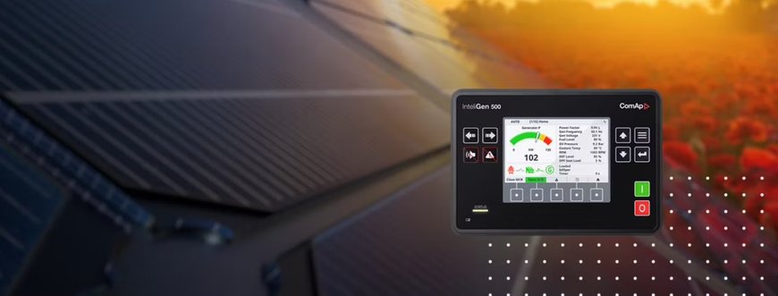 ComAp Announces InteliGen 500 G2 PV Control Upgrade